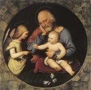 Gebhard Flatz: Szent József a kis Jézussal és egy angyallal
